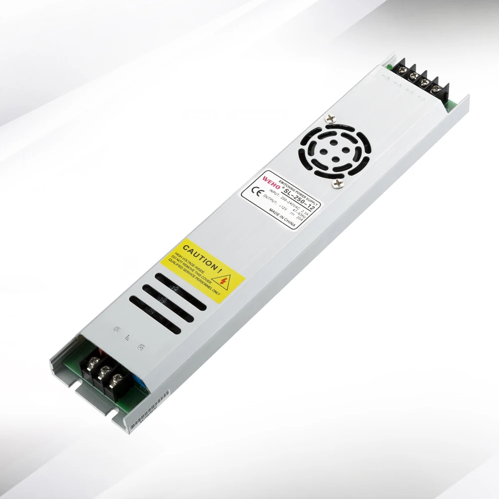 (SL-250-12) WEHO ac to dc constant voltage ultra thin 250w 12v power supply | Обустройство дома