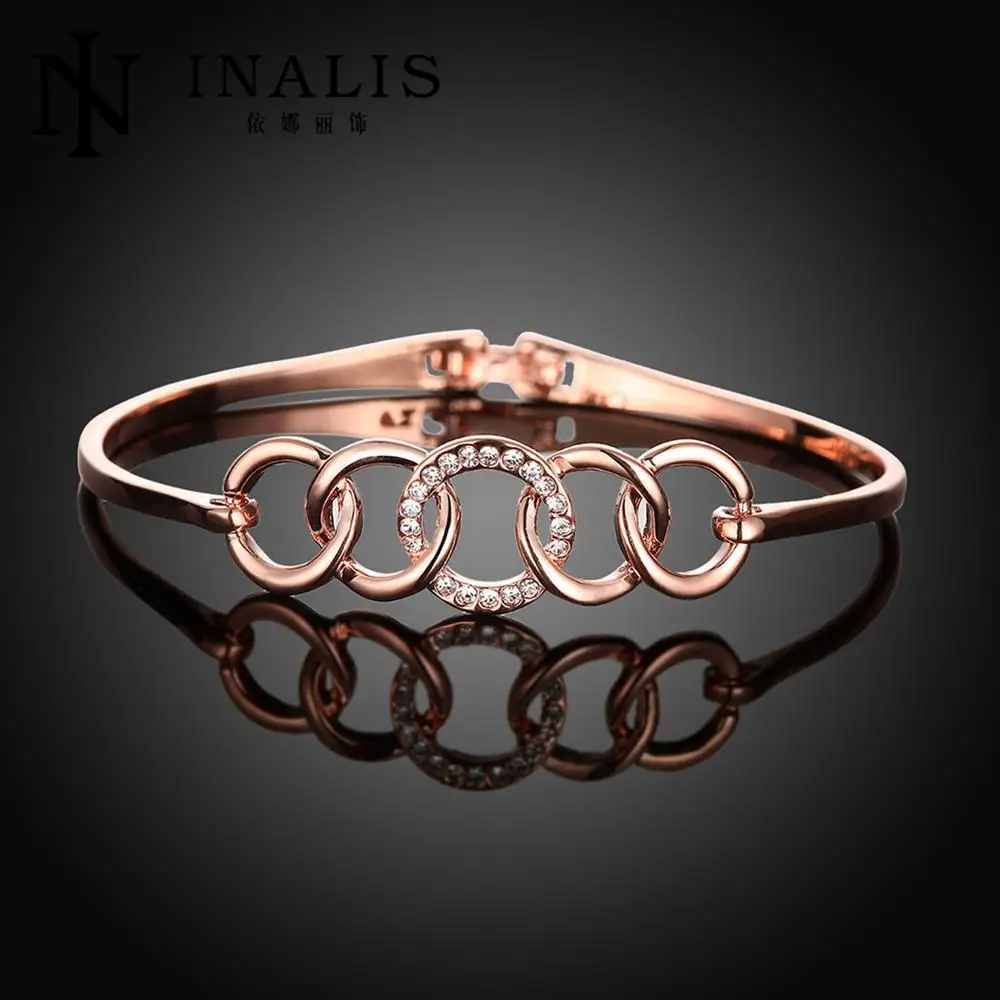 Fashion Bracelets For Women Lnlay Zircon Bracelet Jewelry Free Shipping pulseiras para as mulheres Z079 | Украшения и аксессуары