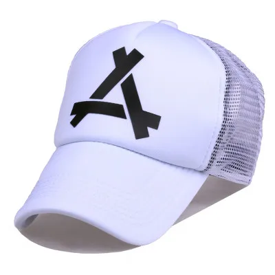 BINGYUANHAOXUAN, новое летнее Бейсбол сетчатая Шляпа Snapback шляпа папа модные Шапки Кепка-тракер Регулируемая шапка в стиле хип-хоп молитва Богу Для женщин Для мужчин Кепки - Цвет: white