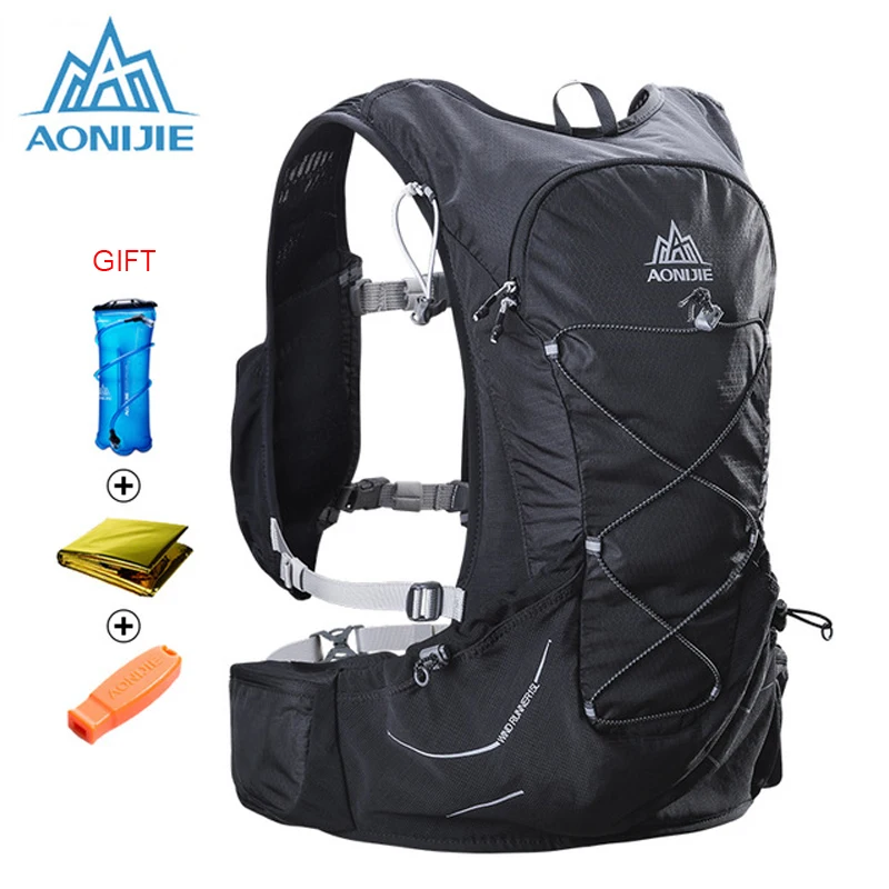 AONIJIE C930 Открытый легкий гидратационный Рюкзак Сумка 2L водный Пузырь для пеших прогулок кемпинга бега марафона гонки