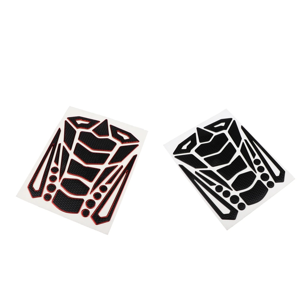 Anti-Slip Tank Pad Knee Protectors Gas Stickers for Motorcycle Red+Black Ensuring Long Service Life Unique Sleek | Автомобили и