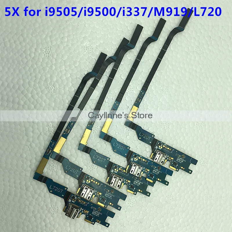 5 шт. зарядный гибкий кабель для SamSung Galaxy S4 i9500 i9505 i545 i337 M919 L720 Зарядное устройство USB