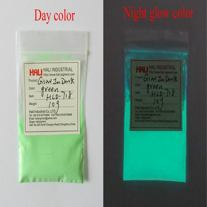Светящаяся в темноте пудра фотолюминесцентных пигмент светящиеся небесно