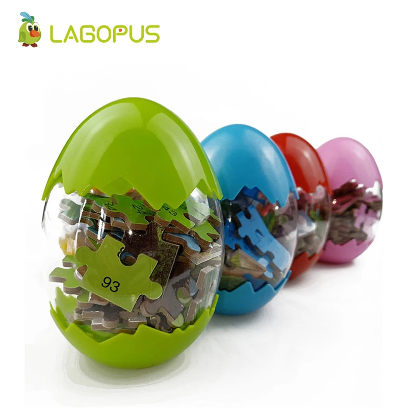 lagopus Wooden Puzzle Animal Dinosaur Eggs Jigsaw Educational Toys for Children Preschool Kids Toy Random Color | Игрушки и хобби