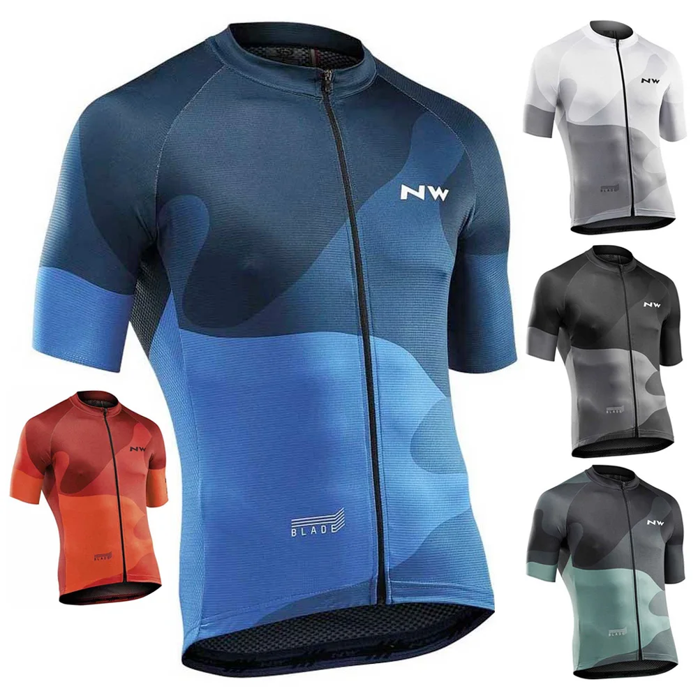 Мужская велосипедная майка с коротким рукавом Джерси из 100% полиэстера