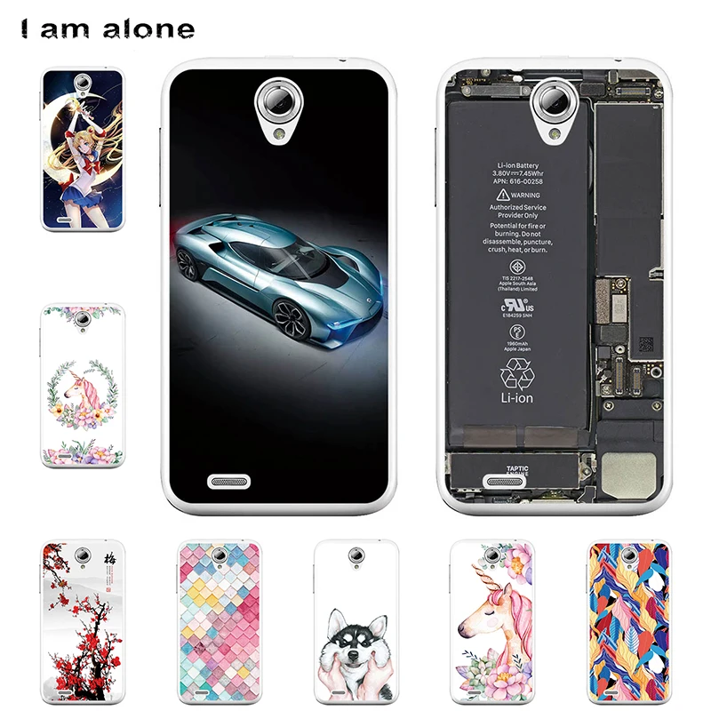 Чехлы для телефонов I am alone для lenovo A859 5,0 дюймов Мягкий ТПУ мобильный Модный Цветной милый чехол для lenovo A859 сумки