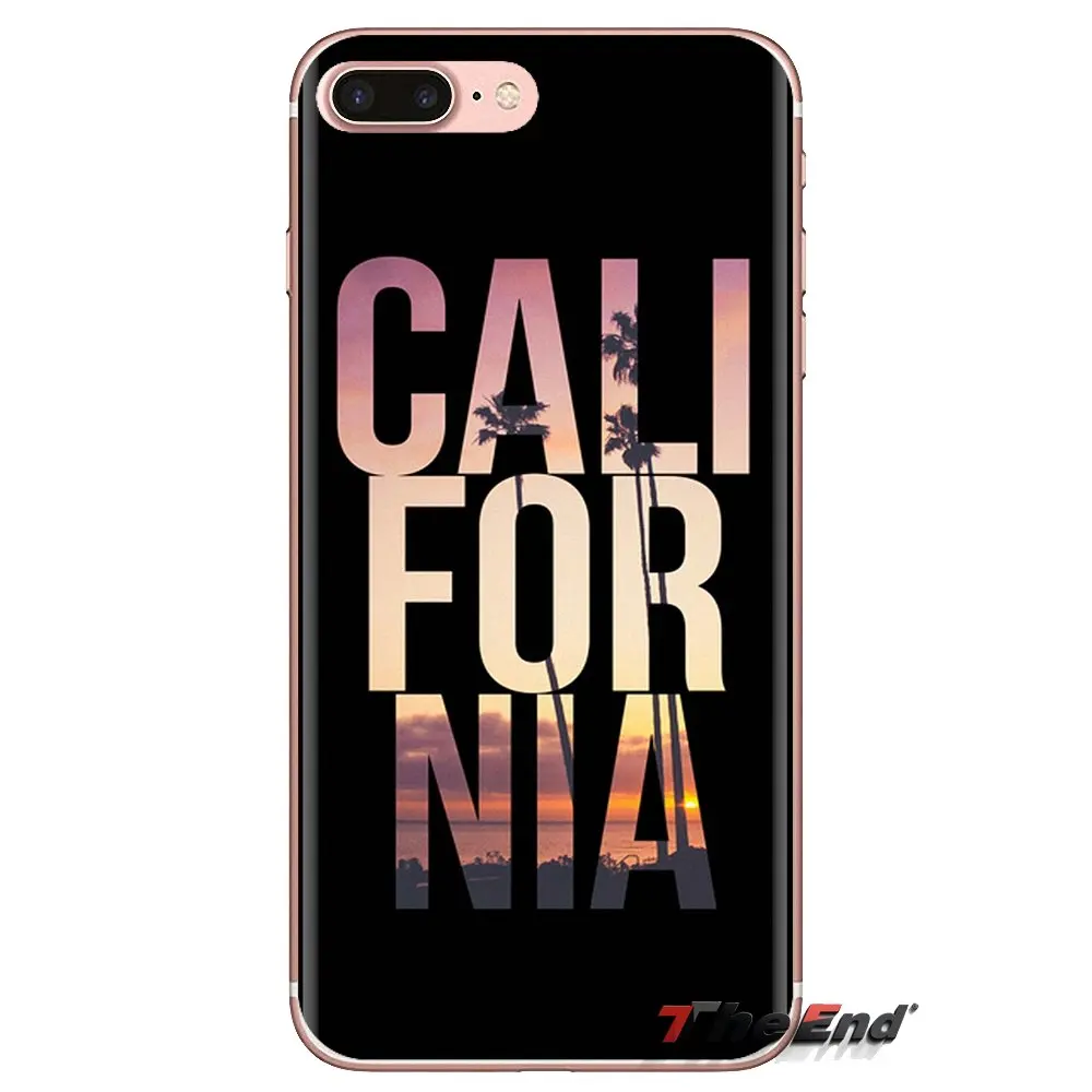 Чехол из ТПУ Для Xiaomi Mi4 Mi5 Mi5S Mi6 Mi A1 A2 5X 6X 8 9 Lite SE Pro Max Mix 2 3 2S california Beach Surf Travel Tropical |