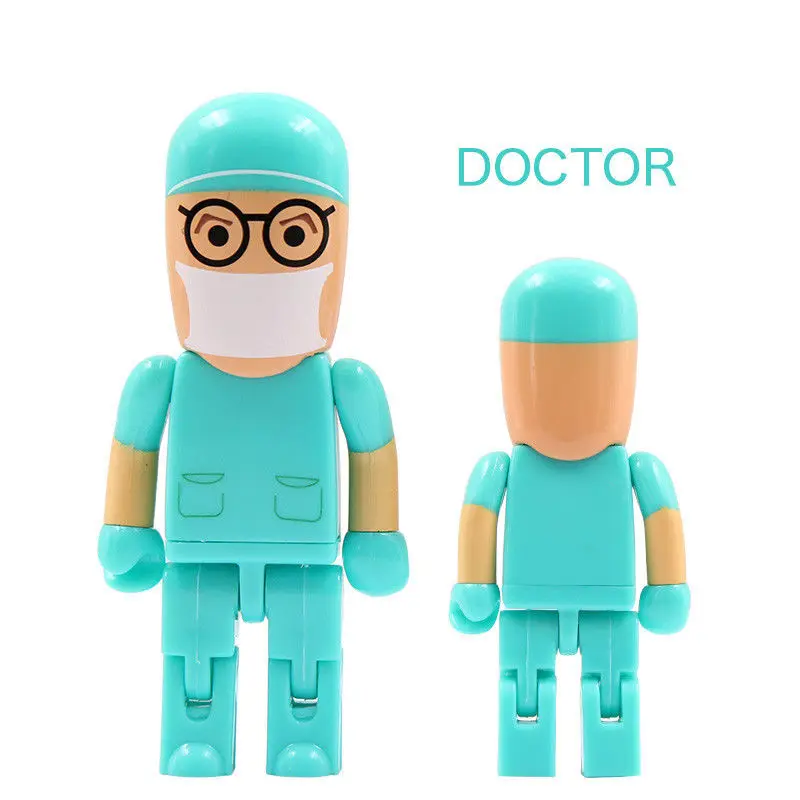Новые флеш-накопители для медсестер Crazy Doctors 4 ГБ 8 ГБ 16 ГБ 32 ГБ 64 Гб 128 ГБ 256 ГБ USB 2,0 карта памяти