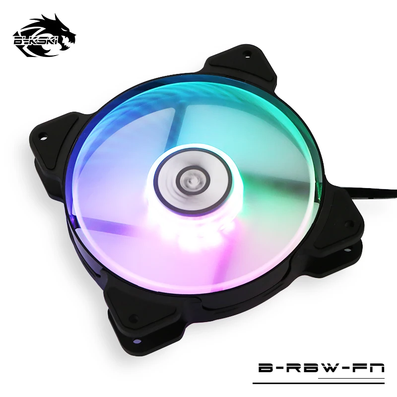 Bykski RGB 6PIN вентилятор радиатора чехол для компьютера 12 см вентилятор водоразрядный радиатор гидравлический подшипник бесшумный для 120 мм RBW светильник