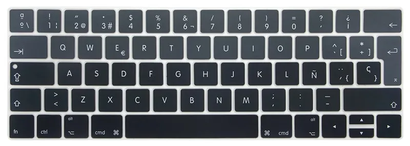Силиконовый чехол для клавиатуры с градиентом подходит нового MacBook Pro 2016 13 дюймов
