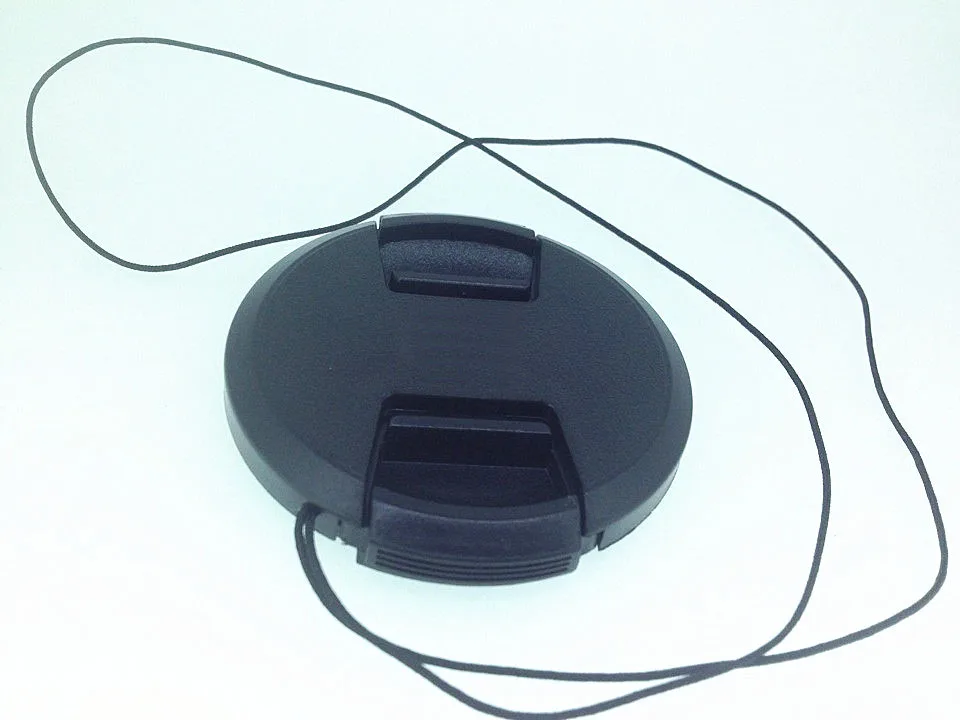 

High-quality 49 55 62mm center pinch Snap-on cap cover for Alpha camera Lens