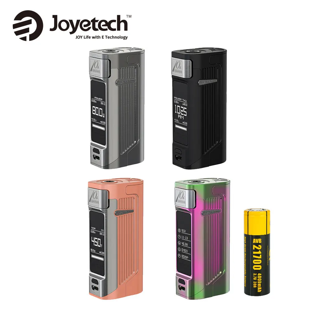 Оригинал Joyetech ESPION Solo 21700 мод 80 Вт Выходная мощность 4000 мАч батарея 1 3 дюймов OLED