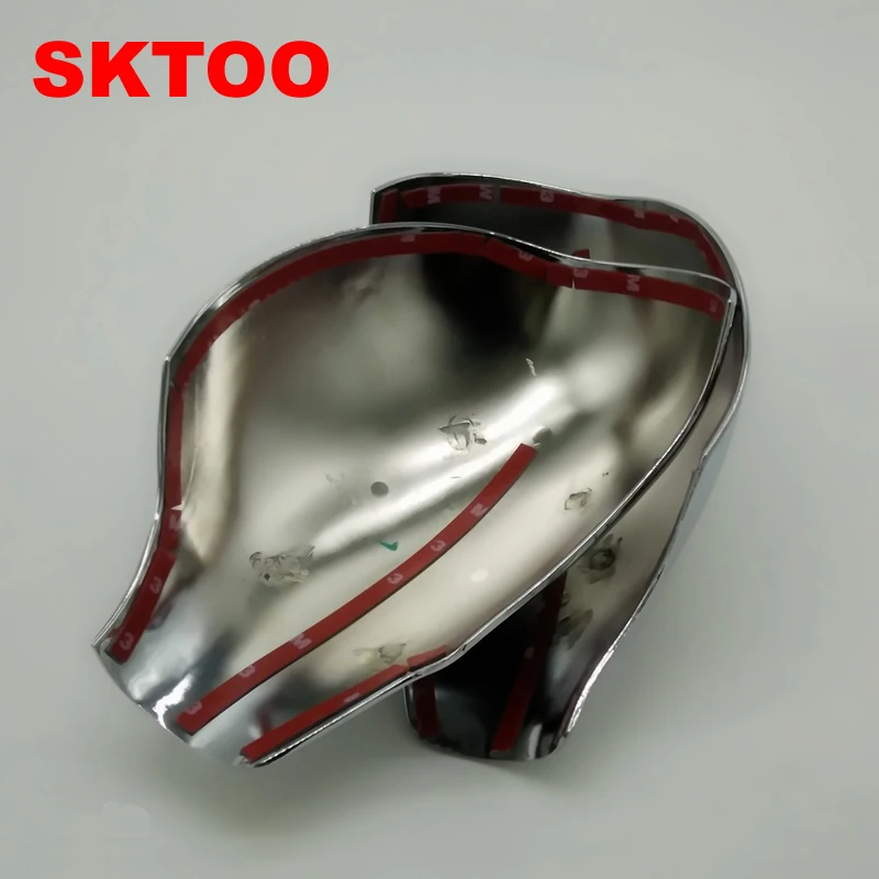 SKTOO аксессуары подходят для PEUGEOT 206 SW cc дверь боковое крыло зеркало хромированная крышка заднего вида крышка зеркала заднего вида
