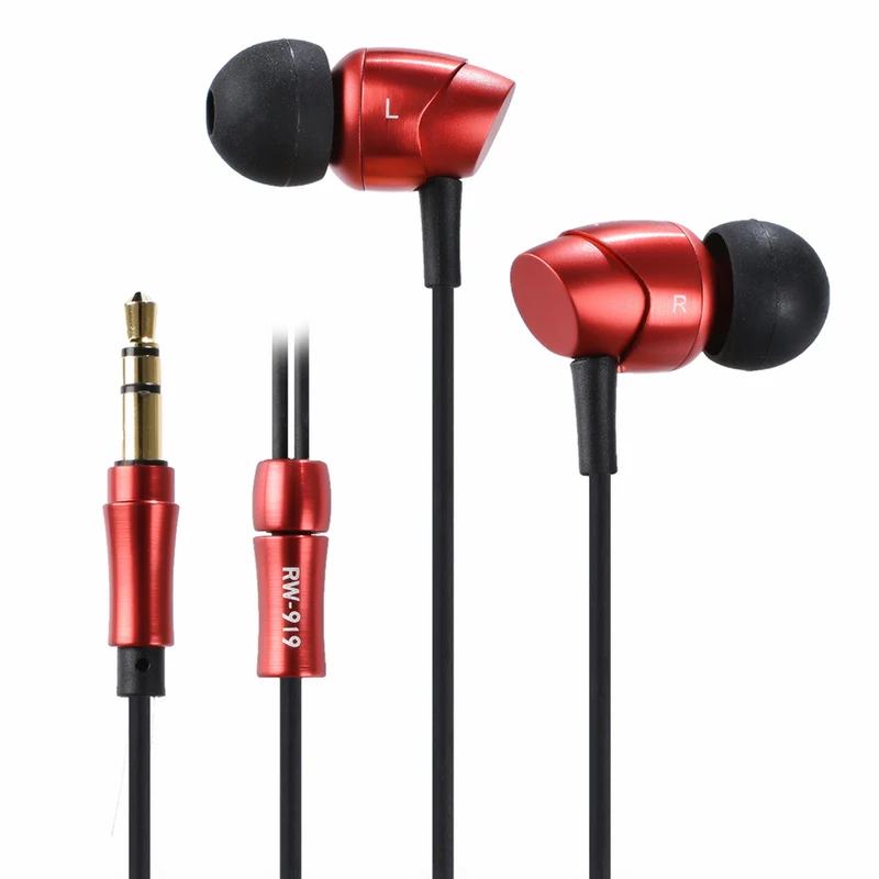 2018 YINCROW RW-919 Динамический драйвер наушники-вкладыши с плоской головкой затычки