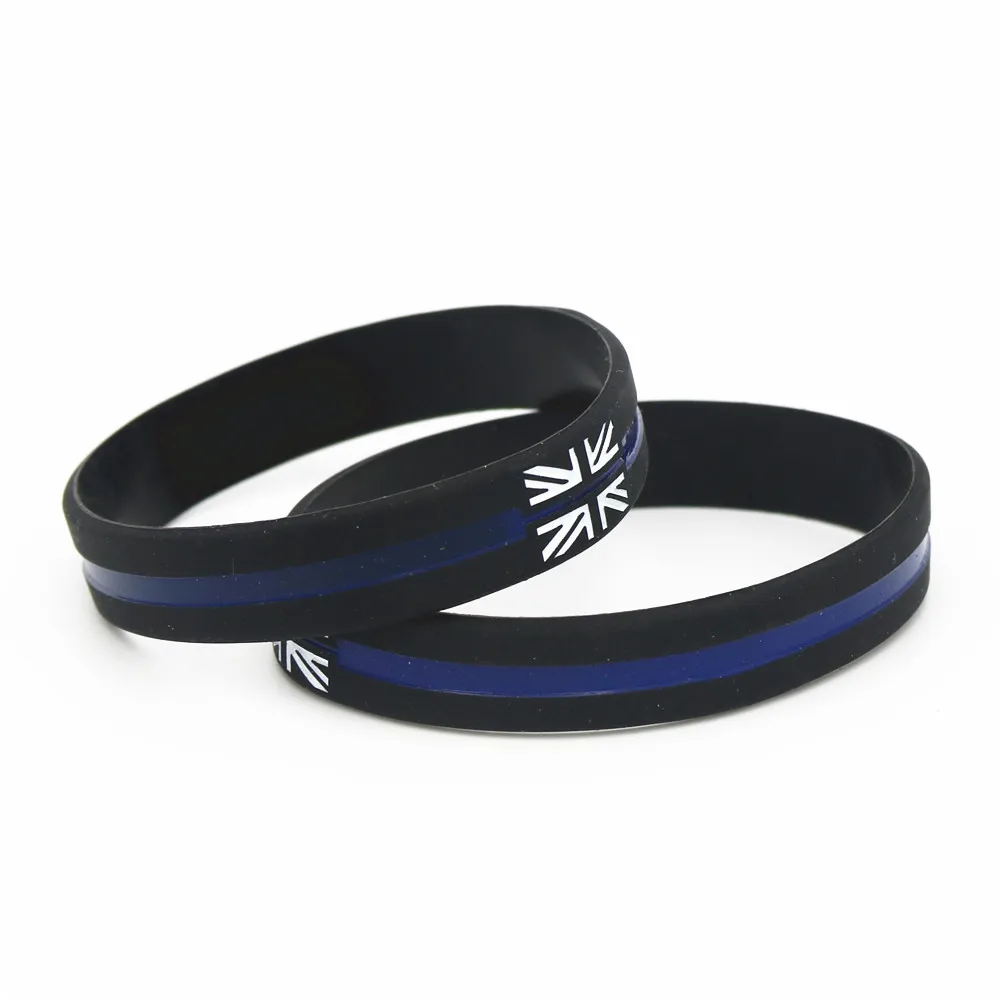 50 шт. силиконовые браслеты в виде флага Англии|Браслеты с голограммой| |