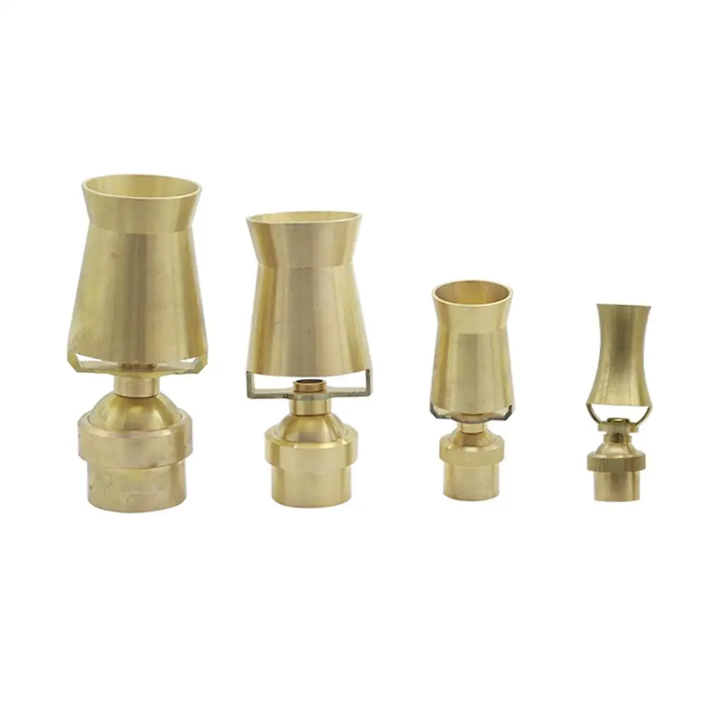 

3/4" 1" 1.5" 2" Brass Air-Blended Bubbling Jet Fountain Spray Head Garden Pond Landscape Fountain equipment