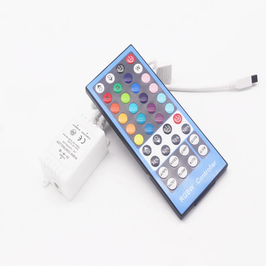 Conntroller 40Key RGBW/RGBWW SMD 5050 Светодиодная лента светильник DC 12V 24V 6A ИК инфракрасный пульт