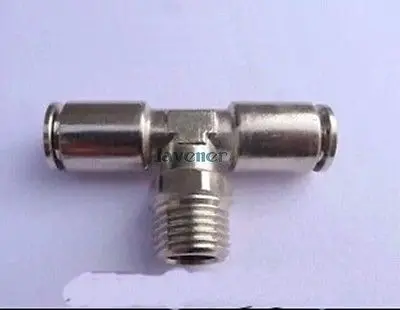 Наружная резьба BSP 1/8 дюйма X трубка с внешним диаметром 6 мм никелированная латунь быстроразъемные фитинги