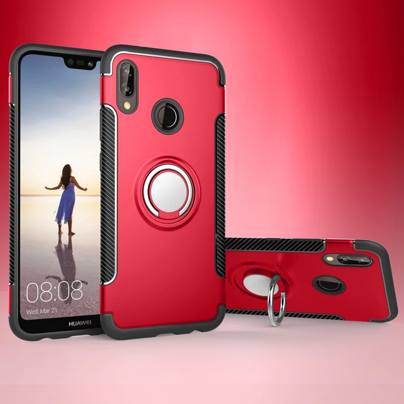 Металлическое кольцо держатель противоударный чехол для huawei P20 lite Коврики 10 Pro Коврики 20 P10 lite Honor 10 9 lite 8 V10 V20 P30 Pro Nova 4 3 Y9