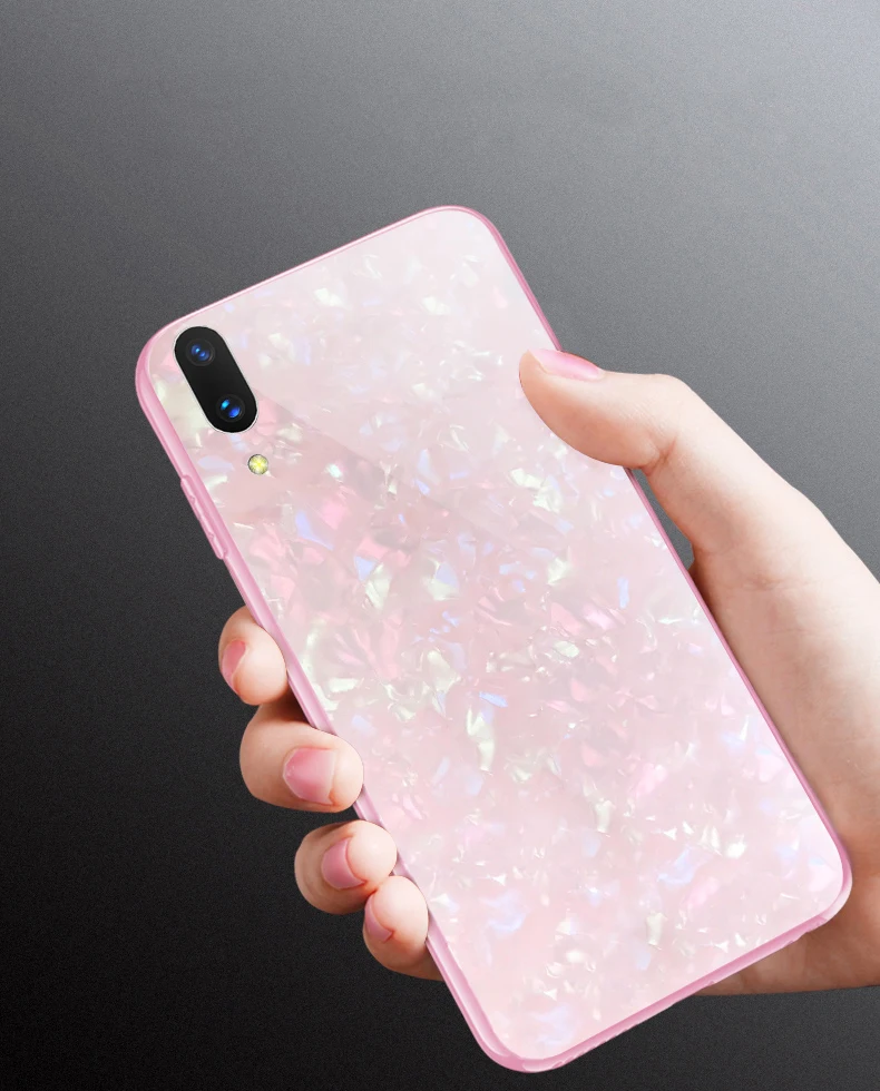 Чехлы с закаленным стеклом для Vivo NEX S A X21 X20 Plus X21i X9 X9s X7 Y85 Y79 Y75 чехол из ТПУ с покрытием