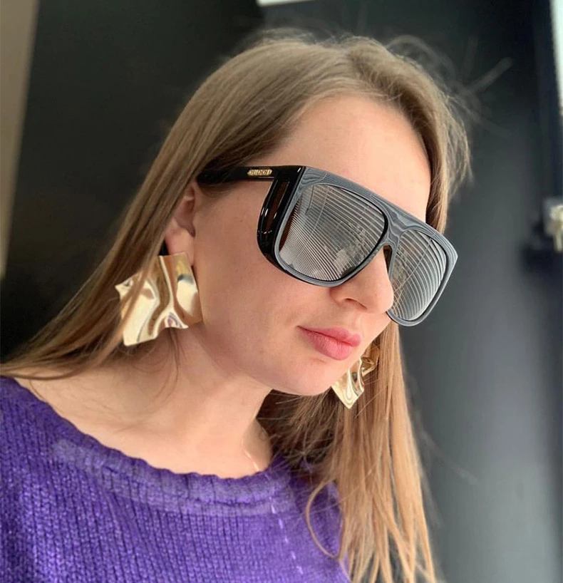 Женские солнцезащитные очки JackJad модные в современном стиле с защитой от солнца