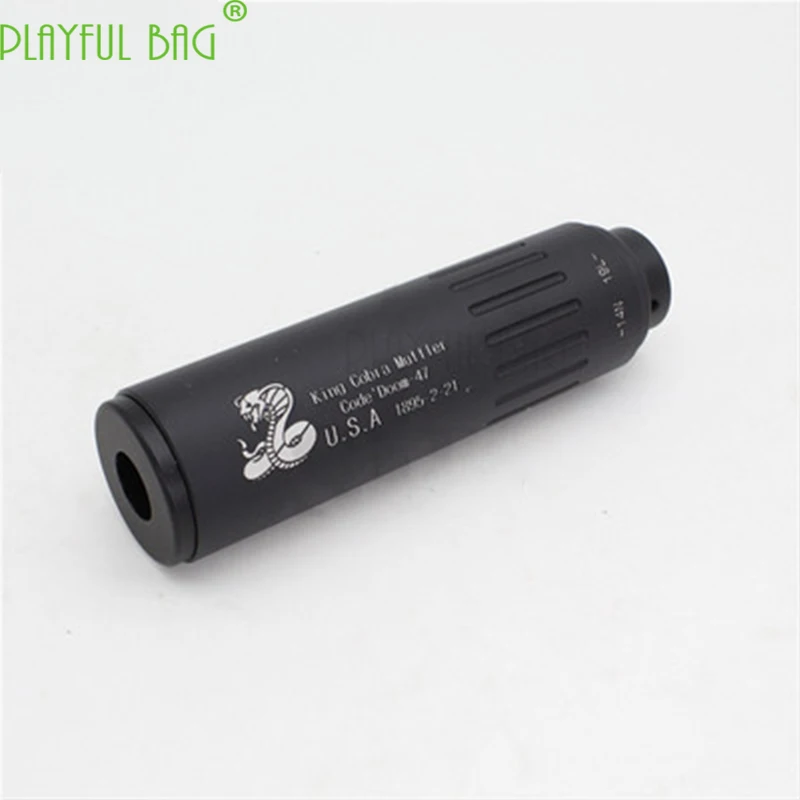 black Jinming 8 M4 gei водяной бык пистолет HK416 корпус 14 обратный зубы пламя крышка украшения, пламегасители, пожарная свинья uN17 класс N17 - Цвет: black