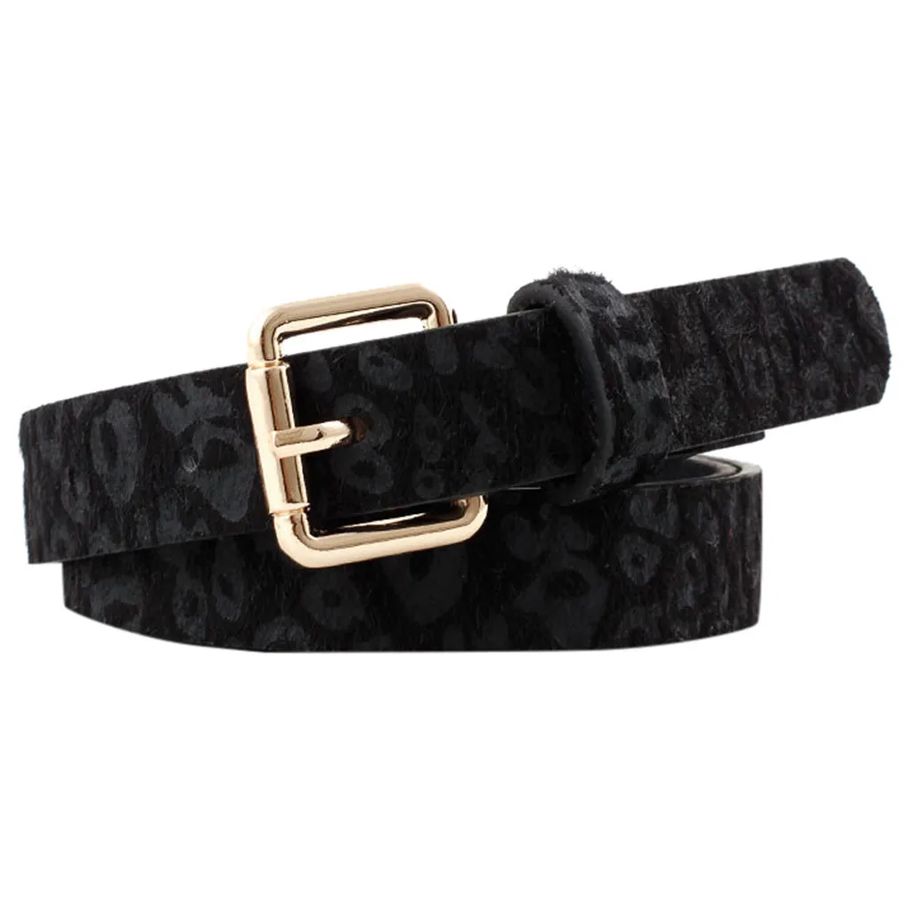 Женский и мужской винтажный кожаный ремень с пряжкой для отдыха аксессуары брюк