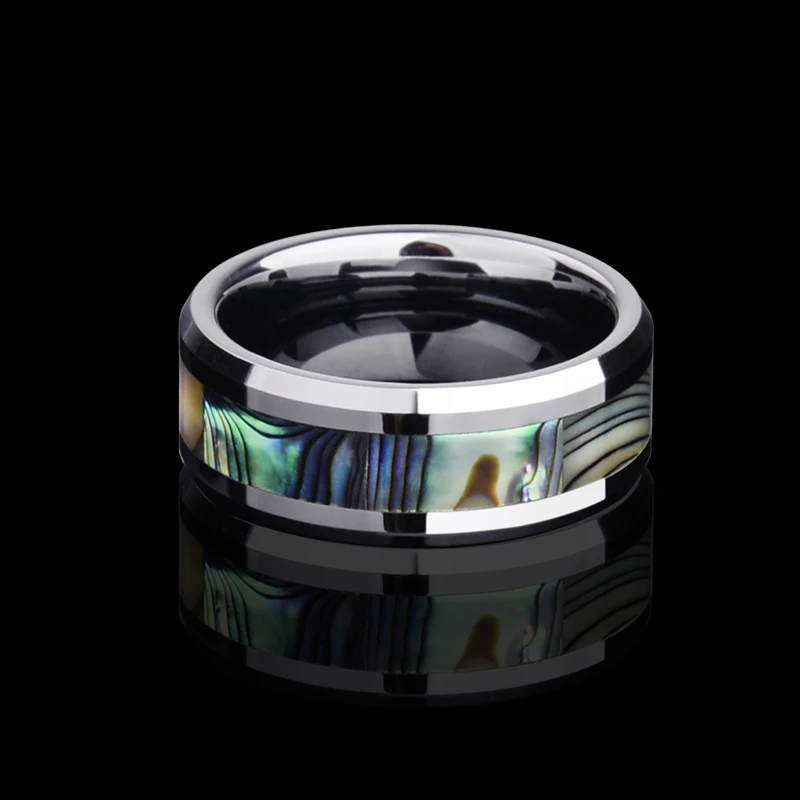 Кольца из карбида вольфрама для мужчин высокополированные ширина 8 мм