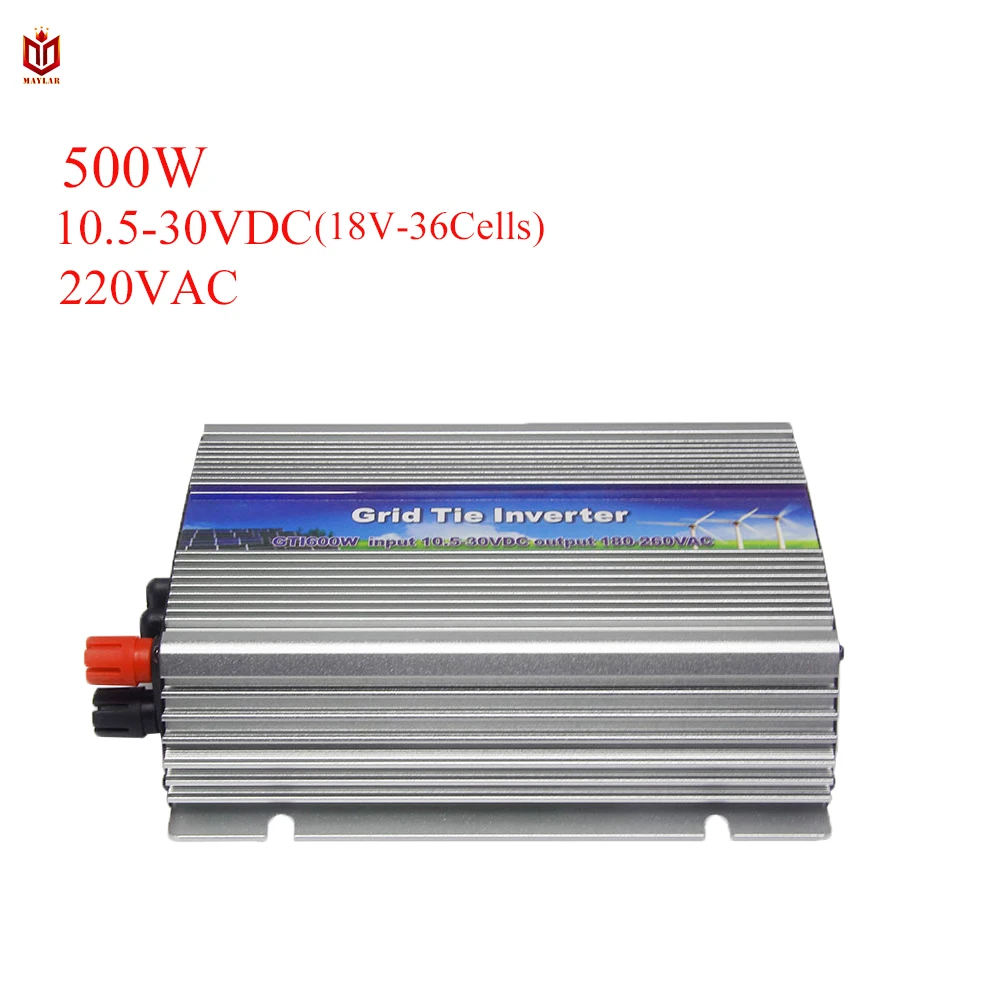 MAYLAR @ 500W Солнечная Сетка галстук Мини Инвертор как APS микро инвертор 10.5 28VDC 180 260VAC