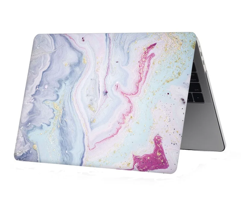 Чехол для ноутбука с мраморным принтом для MacBook Air retina Pro 11 12 13 15 для Mac Book New Pro 13 15 New Air 13,3+ с сенсорной панелью