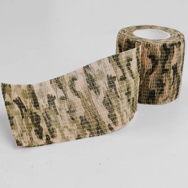 Самоклеящаяся Нетканая клейкая лента 8 рулонов камуфляжная водонепроницаемая