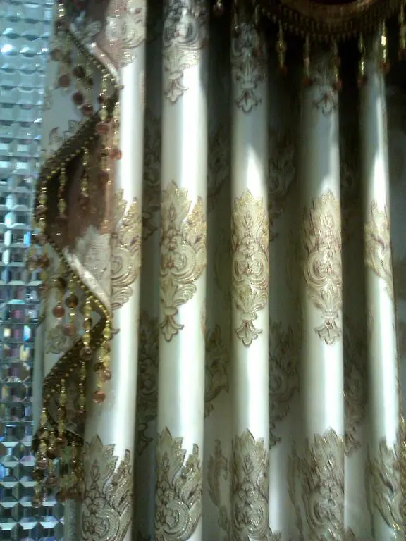 Новые кружевные тюлевые хрустальные занавески для дома окон роскошные жалюзи