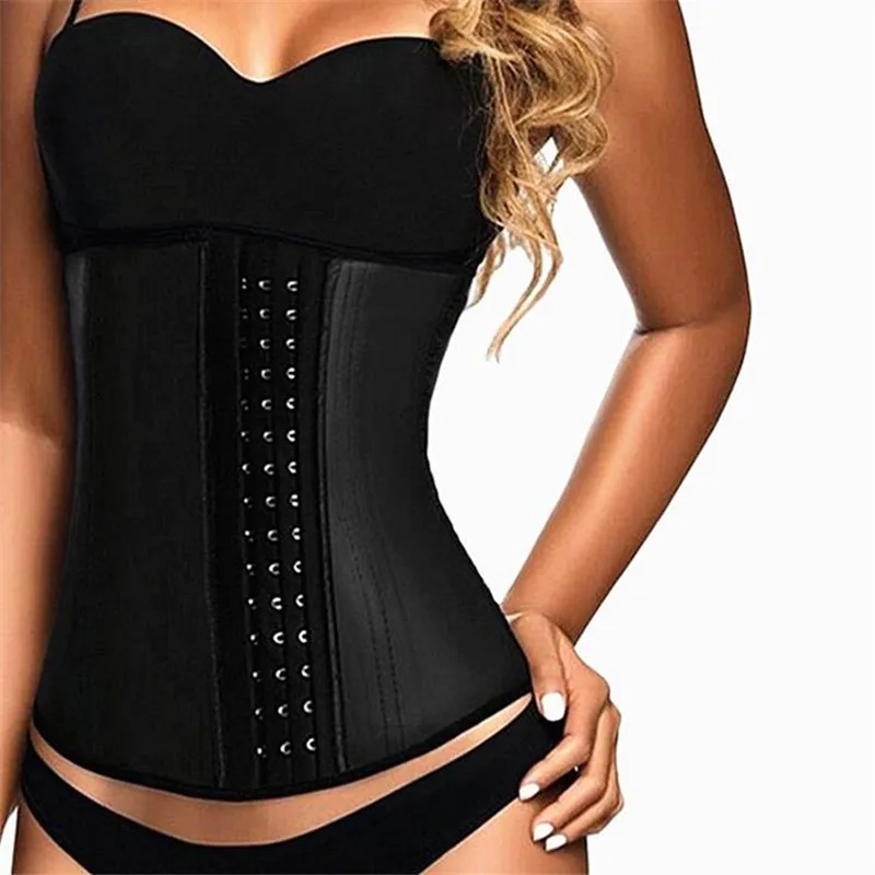 Для женщин корсет латекса талии Cincher животик похудения Бикини Стиль ремень