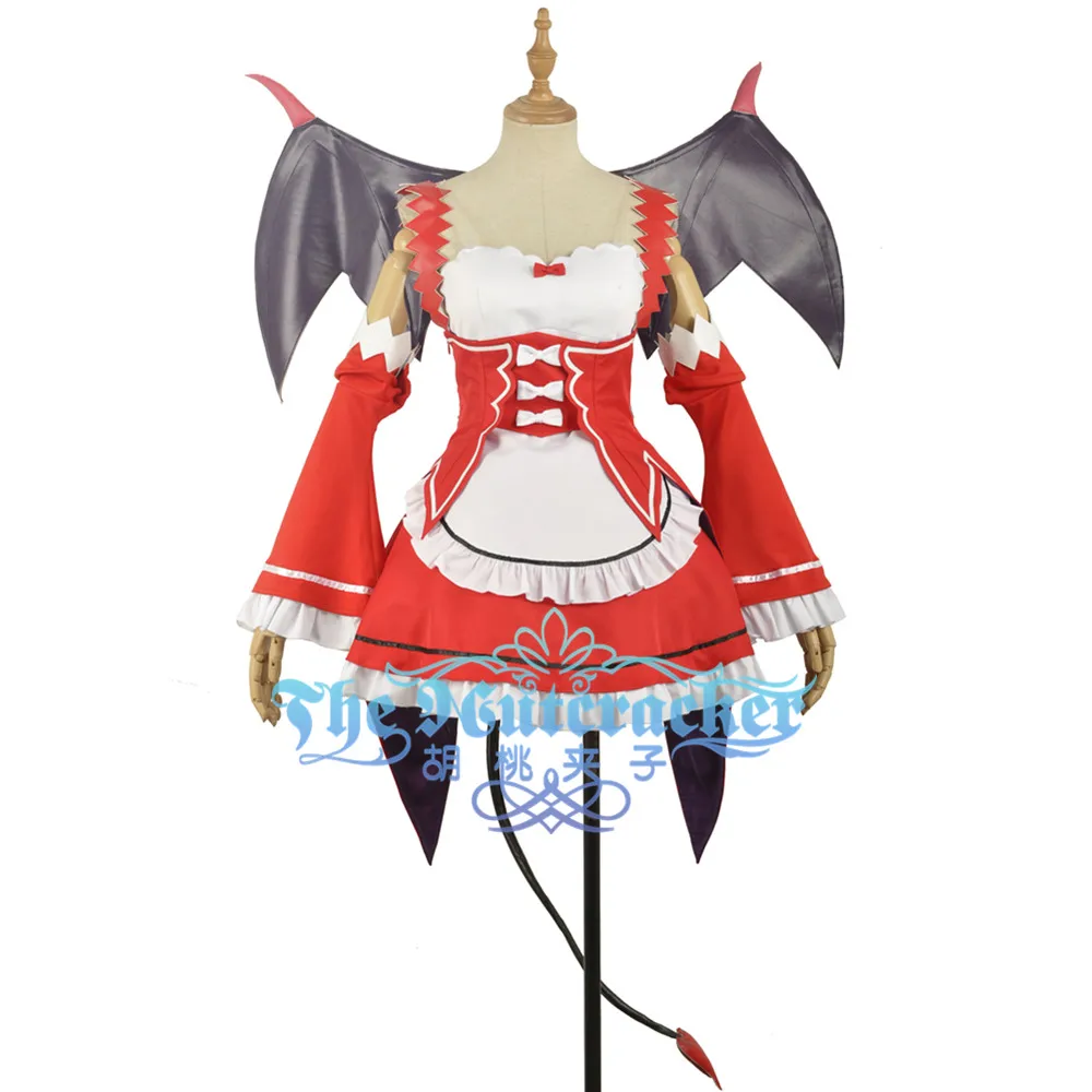Платье для косплея Re: Zero/Re: Life in a Different World of Zero Ram красное платье взрослых и женщин