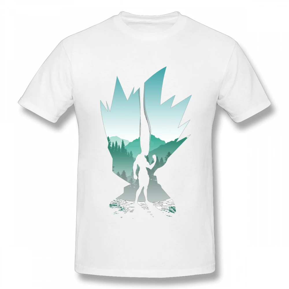 Gon Hunter X Hunter футболка Homme Футболка Мужская Новое поступление Лето для мальчика Качественный хлопок - Цвет: Белый