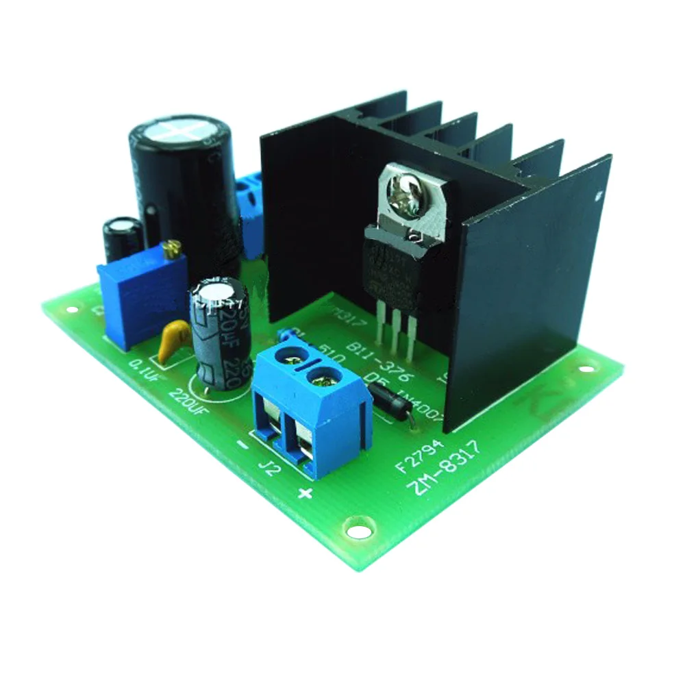 Cnikesin diy kit LM317 с выпрямителем AC/DC вход оптом большой теплоотвод напряжение