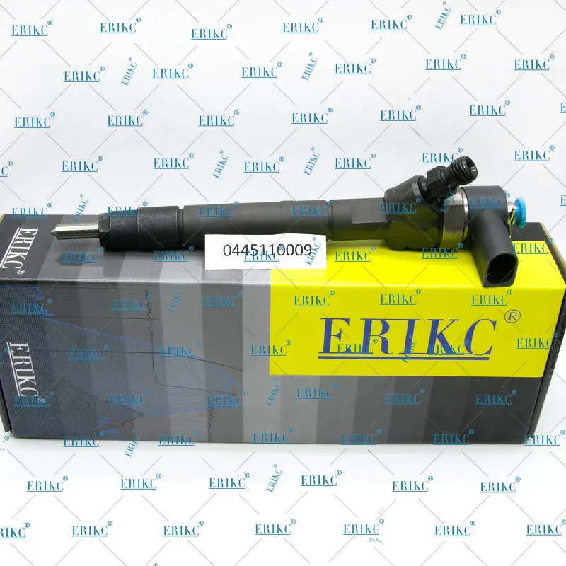ERIKC 0445110009 Diesel Common Rail Injection System 0 445 110 009 Auto Spare Part Injector 0445 110 009 for Mercedes 6110700487
