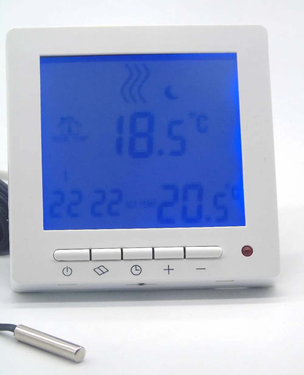 EU 5 + 2 6 1 программируемый термостат подогрева пола для системы теплого пола|thermostat