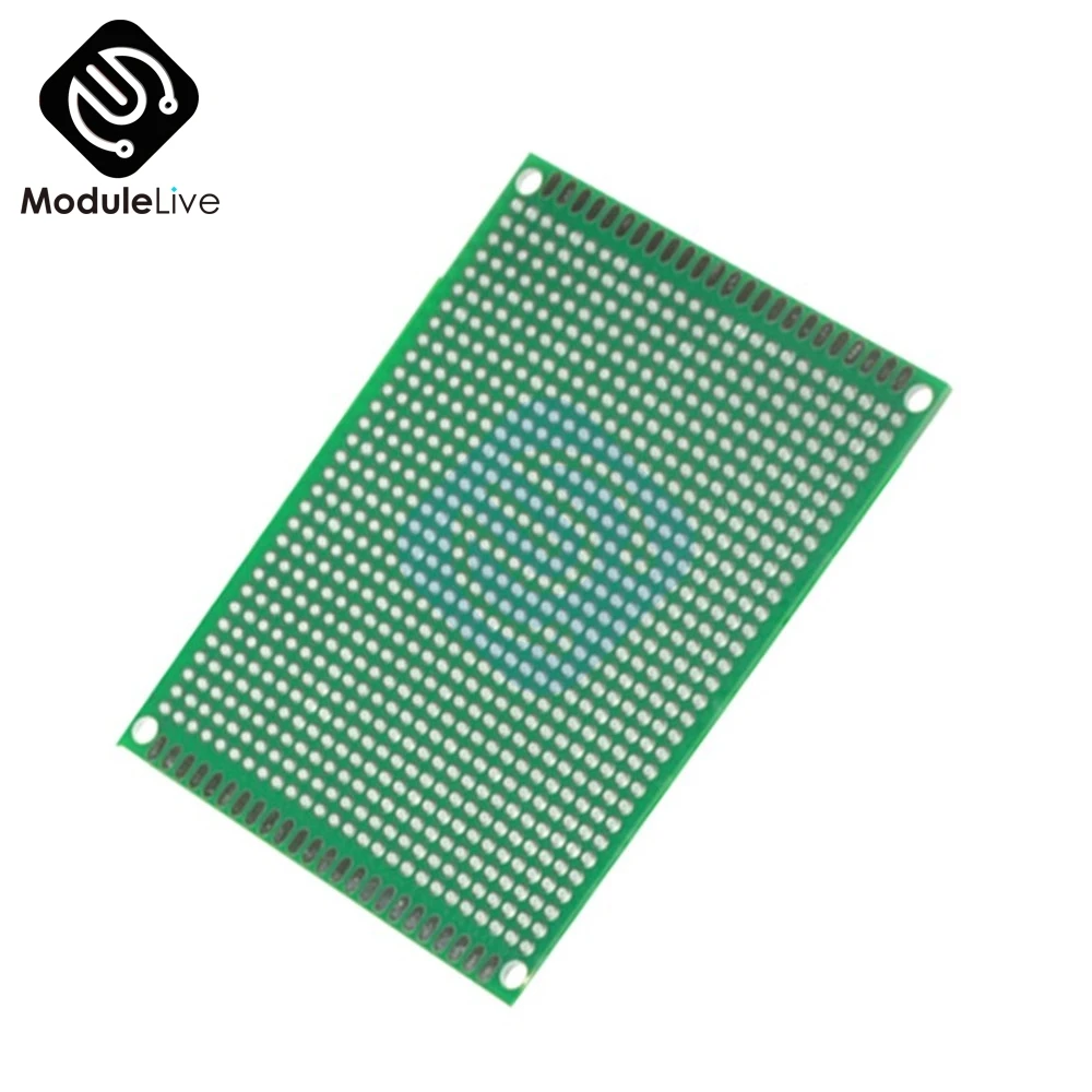 7x9 7*9 см двухсторонний Прототип PCB Луженая универсальная плата экспериментальная