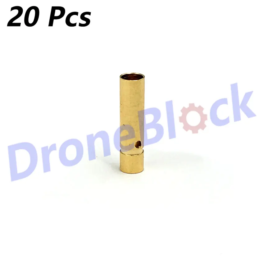 Штепсельная Вилка банана с золотым покрытием 20 шт. 3 мм для двигателя ESC