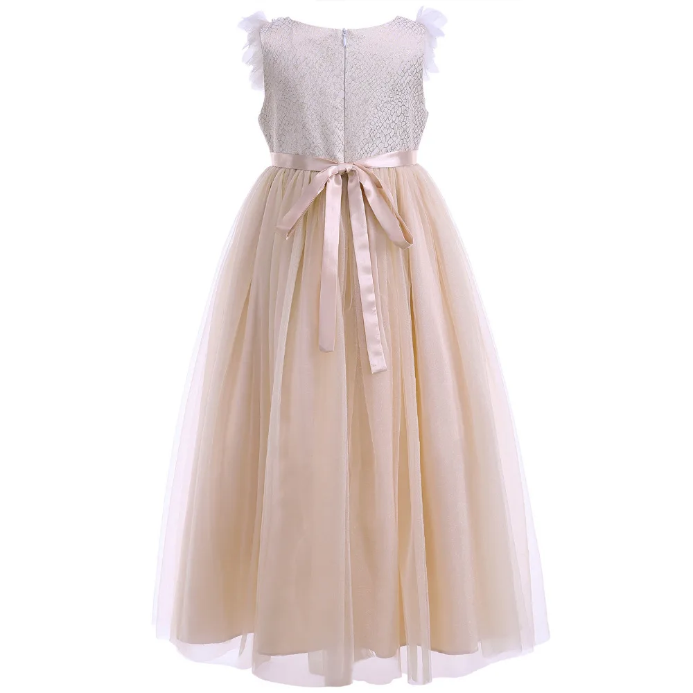 Новое модное платье принцессы Cutestyles для девочек детская одежда с высокой талией