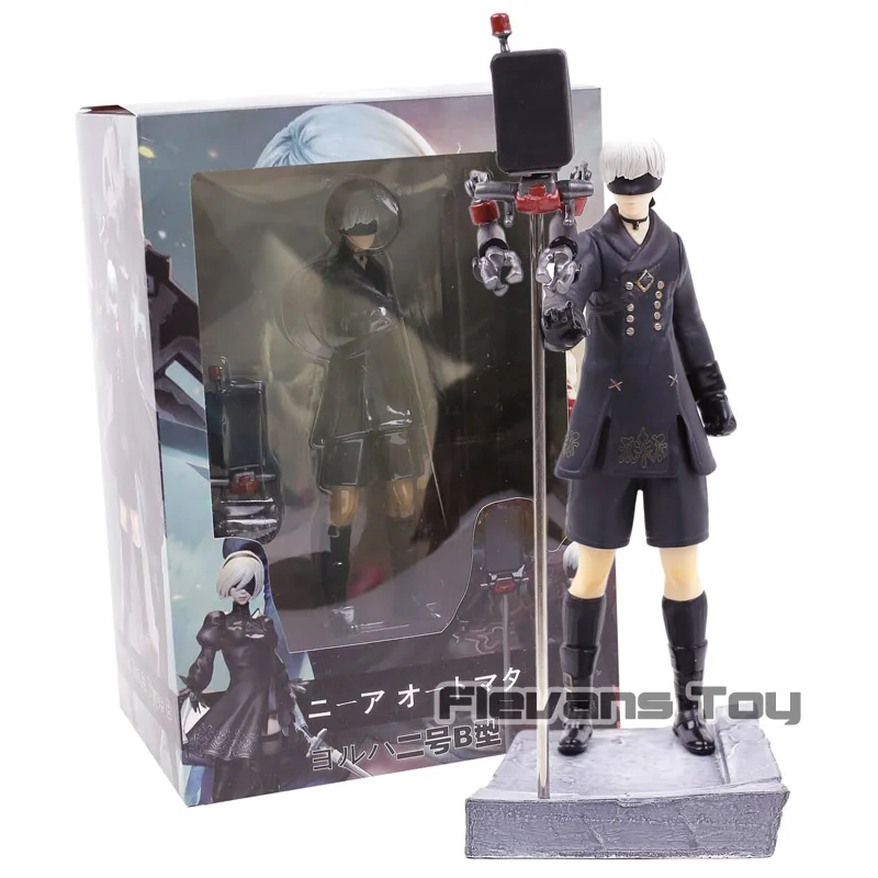 9s box Игра для PS4 NieR Automata персонаж Йорга № 9 Тип S 9 S/№ 2 Тип B 2B ПВХ фигурка Коллекционная модель игрушки - Цвет: 9s box