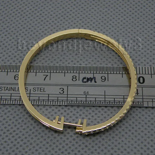 Крутые Твердые настоящие 14k золотые серьги-кольца для девочек, простой дизайн, любящий бриллиант, хорошее ювелирное изделие, Рождественский подарок WE005B
