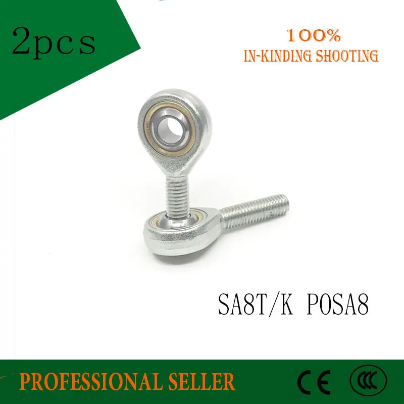 2 шт. шариковые подшипники SA8T/K POSA8 SA8TK 8 мм|rod 8mm|bearing bearingbearing 8mm |