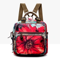 bolso kiple backpacks woman 2018 pink multifunction rose flowerbackpacks harajuku style women waterproof nylon backpacks mother