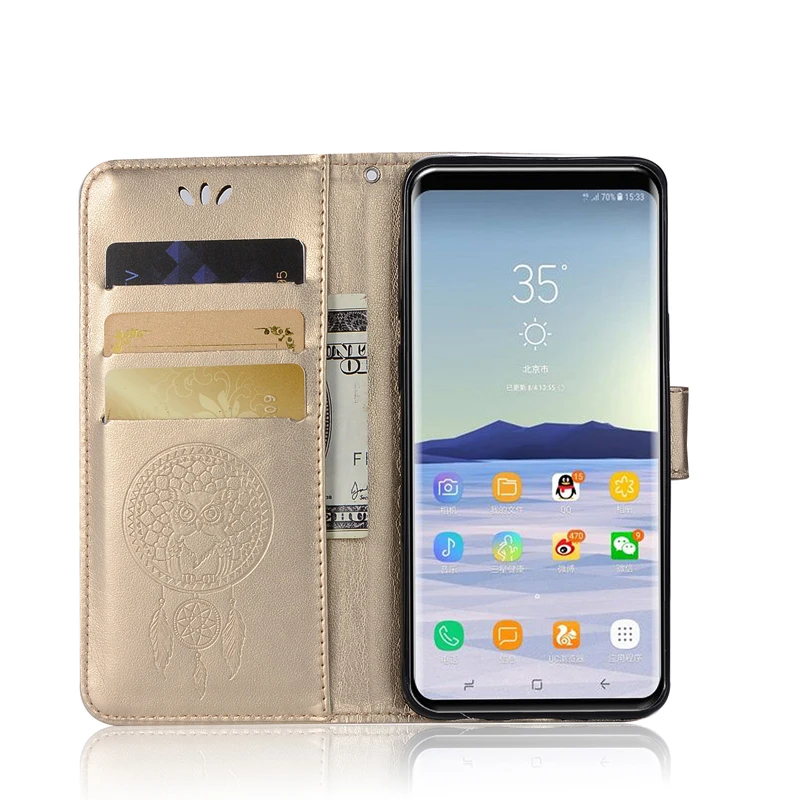 Для Samsung Galaxy S9 G960 флип чехол бумажник SM G960F G960N G9600 G960W G960U G960D G960F/DS кожаный