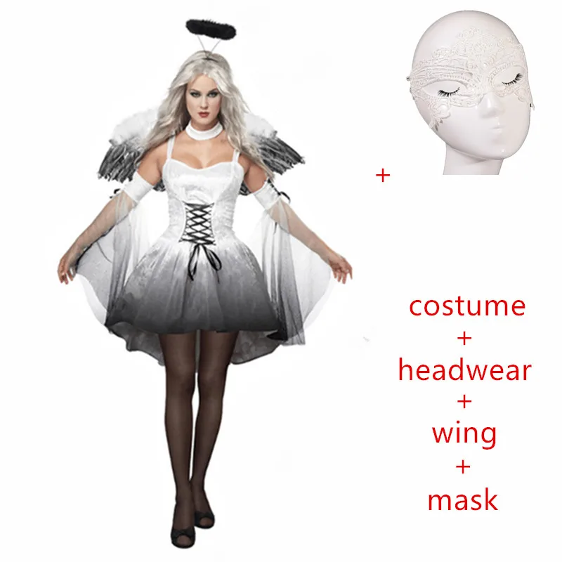 2019 карнавальный костюм на Хэллоуин костюмы для женщин косплей платье фантазия
