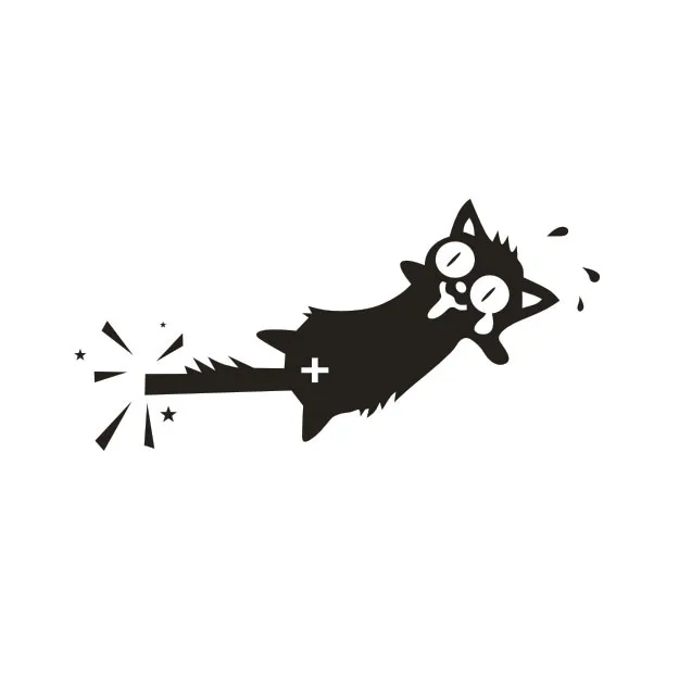 

Cartoon Cat Car Sticker Door Sticker