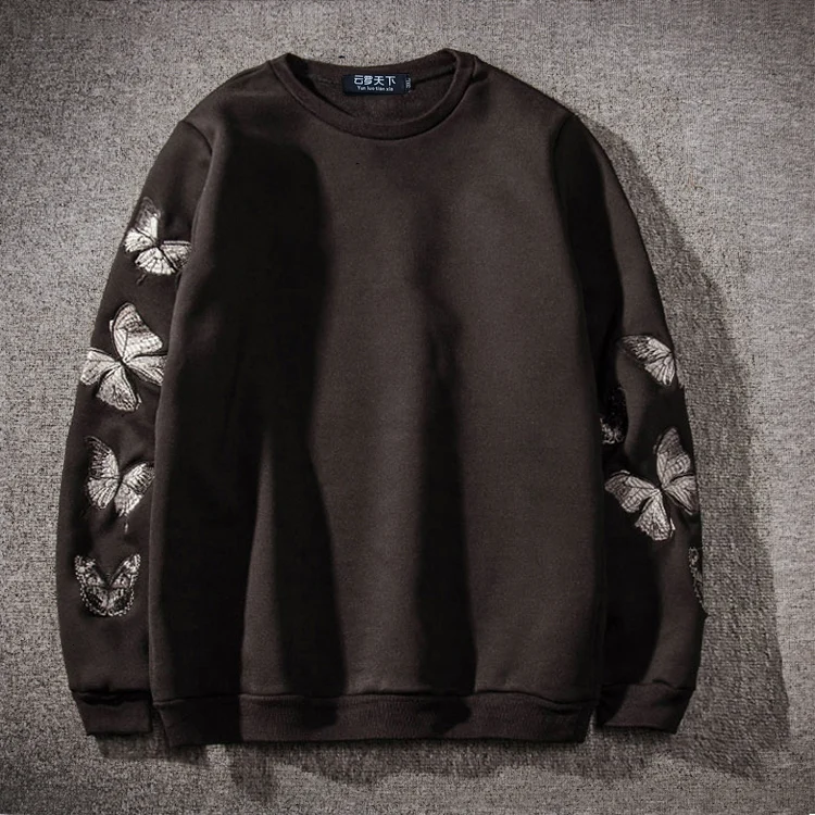 

Plus Size 2xl-6xl 7xl 8XL spring cotton Sweater Men New Arrival Casual Pullover Patchwork Autumn Round Neck Embroidery Sweaters