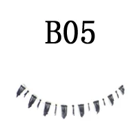 B05 50 пар нижние ресницы Buenas ручная работа Прозрачные терьер под ресницами Мода 5 пар нижние ресницы глаза макияж поставка - Длина: B05